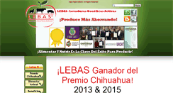 Desktop Screenshot of lebas.com.mx