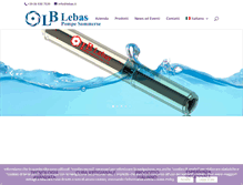 Tablet Screenshot of lebas.it
